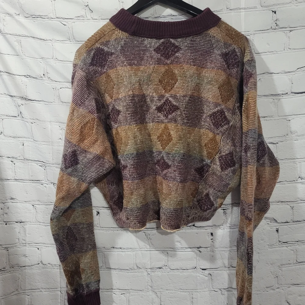 Free People Geometric Patterned Sweater - Multicolor
